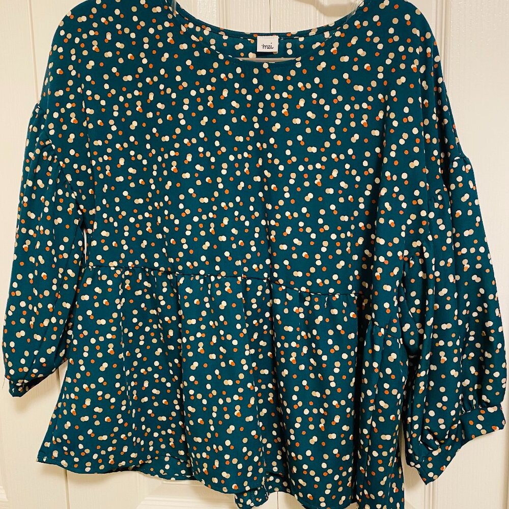 Mei dotted blouse